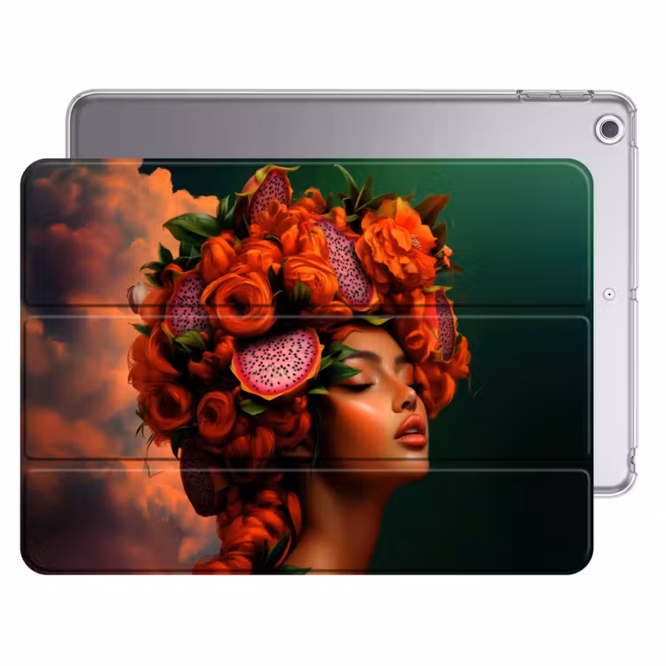 iPad hoes - Vrouw - Drankenfruit - Rozen — 1