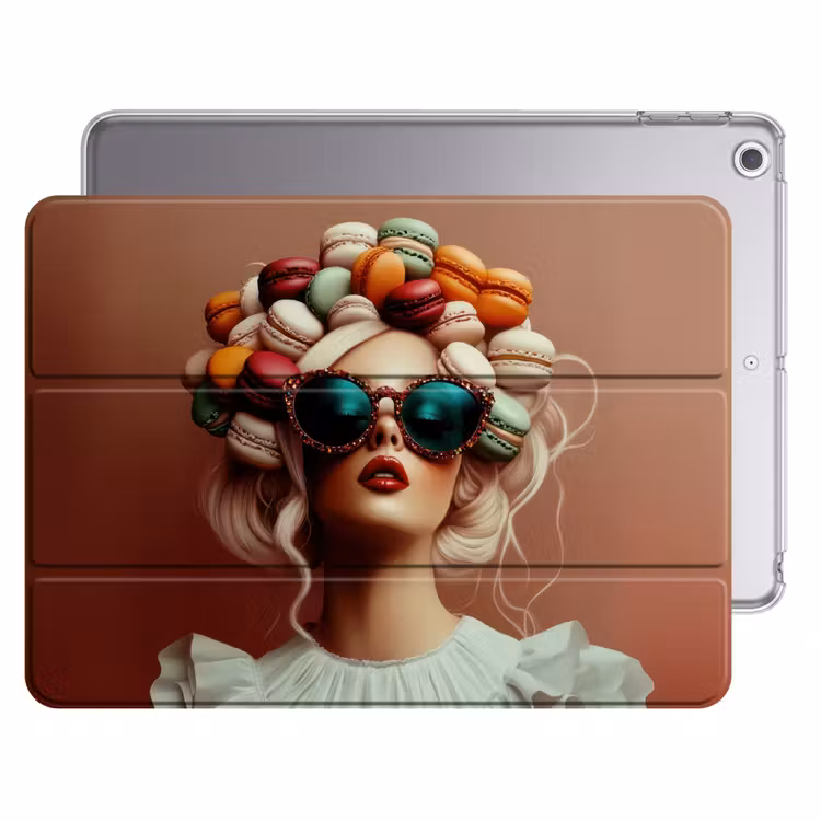 iPad hoes - Vrouw - Macarons - Bril — 1