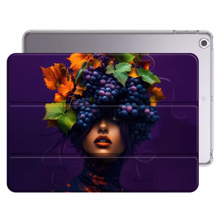 iPad hoes - Vrouw - Paars - Druiven — 1