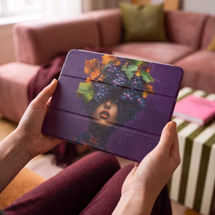 iPad hoes - Vrouw - Paars - Druiven — 3