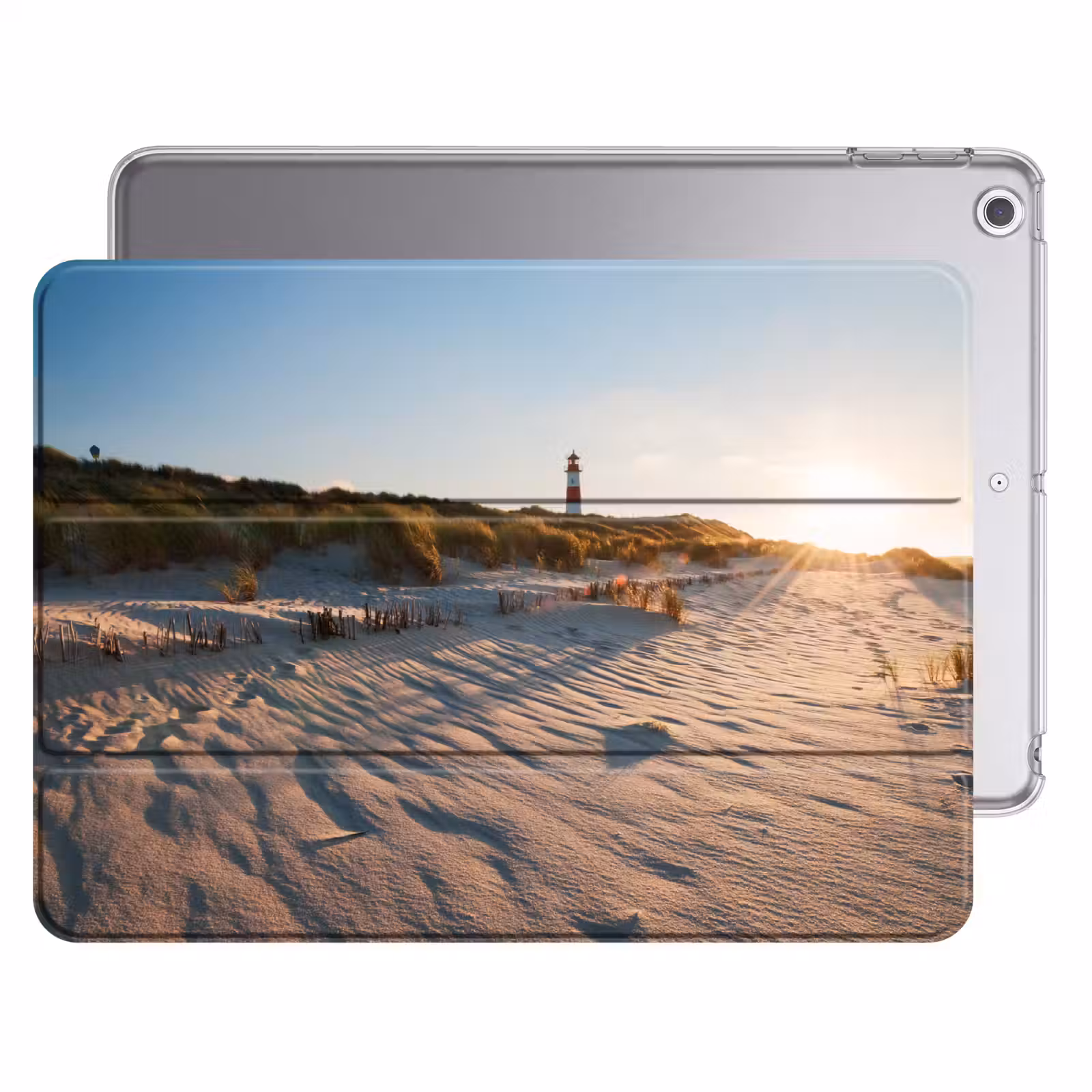 iPad hoes - Zon - Duinen - Strand - Vuurtoren — 1