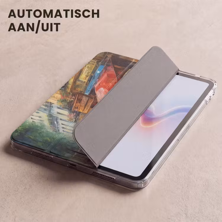 iPad hoes - Straat - Olieverf - Kleurrijk - Stad — 4