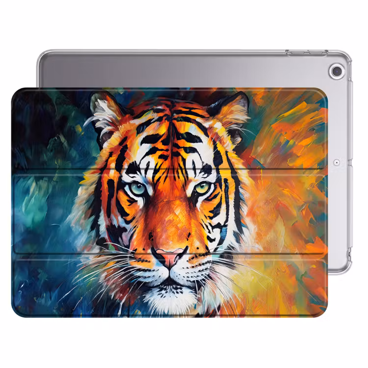 iPad hoes - Tijger - Dieren - Olieverf - Kunst — 1