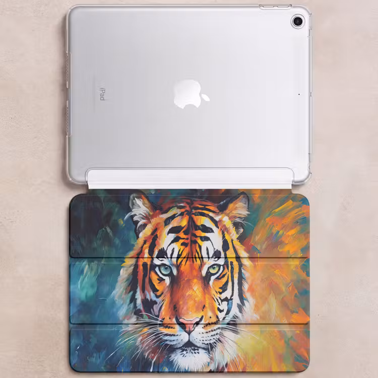 iPad hoes - Tijger - Dieren - Olieverf - Kunst — 6
