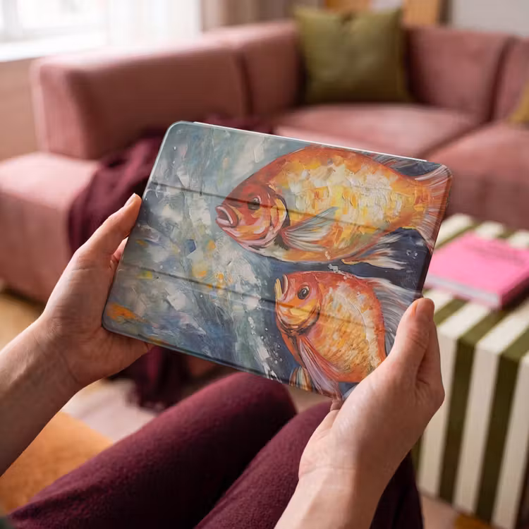 iPad hoes - Vissen - Water - Dieren - Kunst - Olieverf — 3