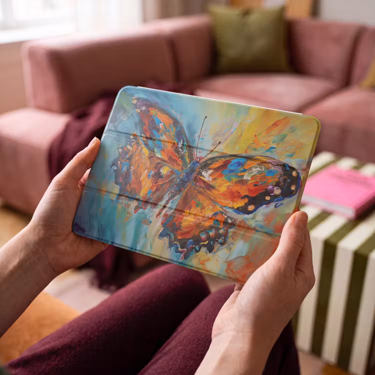 iPad hoes - Vlinder - Kleuren - Kunst - Schilderij — 3