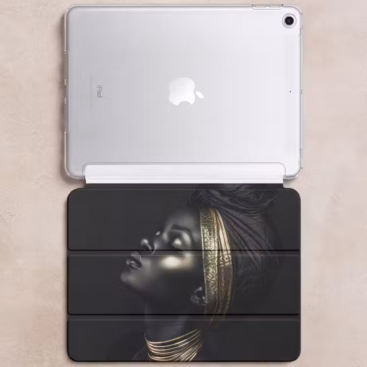 iPad hoes - Vrouw - Goud - Portret - Modern — 6