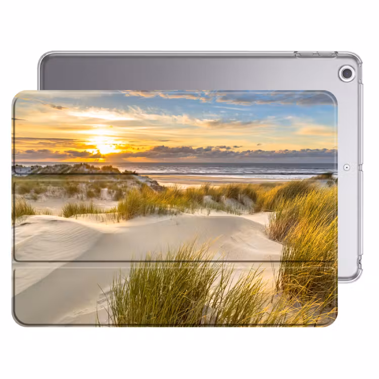 iPad hoes - Zonsondergang - Duinen - Strand - Landschap — 1