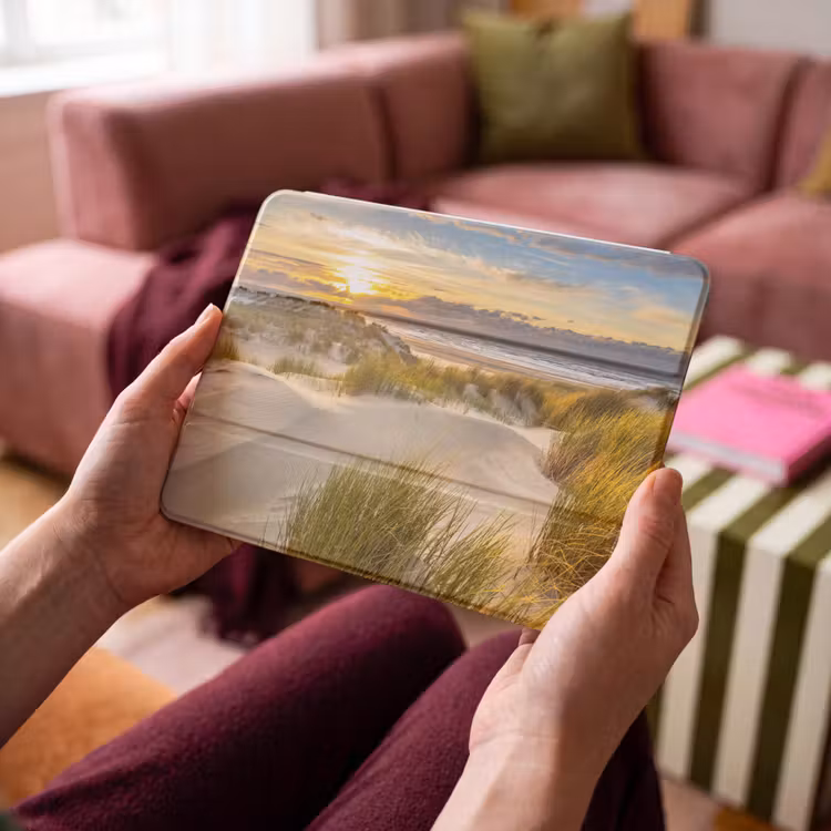 iPad hoes - Zonsondergang - Duinen - Strand - Landschap — 3