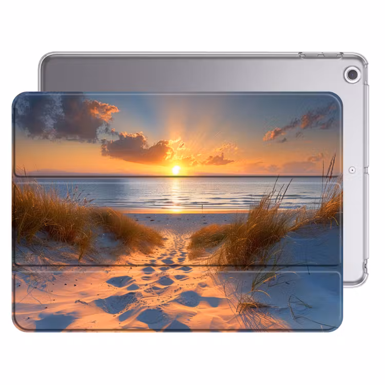 iPad hoes - Zonsondergang - Duinen - Strand - Zee — 1