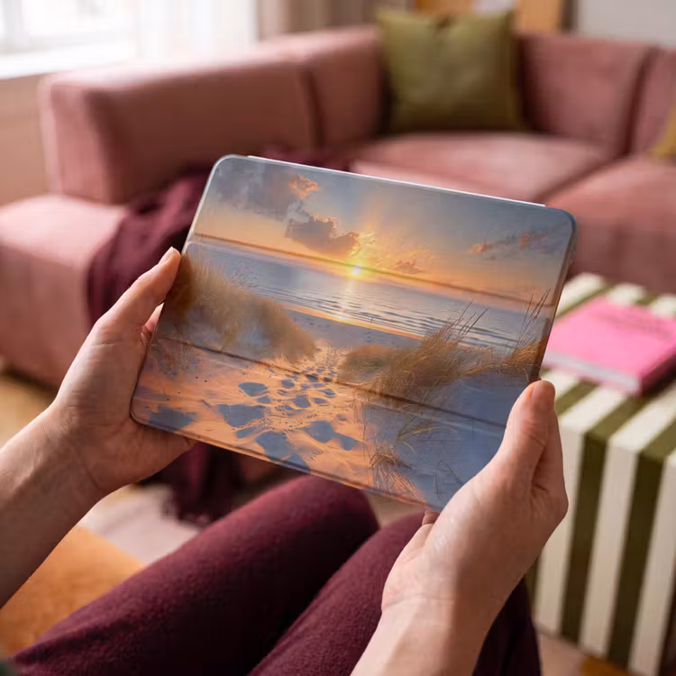 iPad hoes - Zonsondergang - Duinen - Strand - Zee — 3