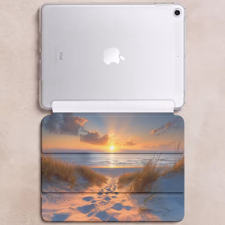iPad hoes - Zonsondergang - Duinen - Strand - Zee — 6