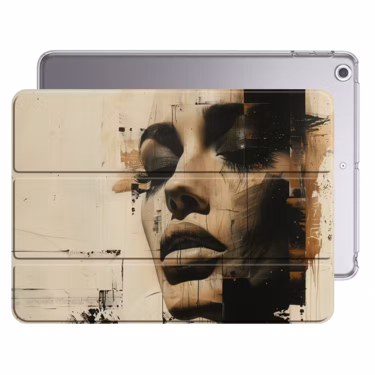 iPad hoes - Vrouw - Gezicht - Abstract - Kunst — 1