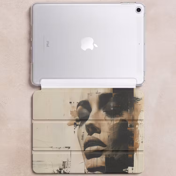 iPad hoes - Vrouw - Gezicht - Abstract - Kunst — 6