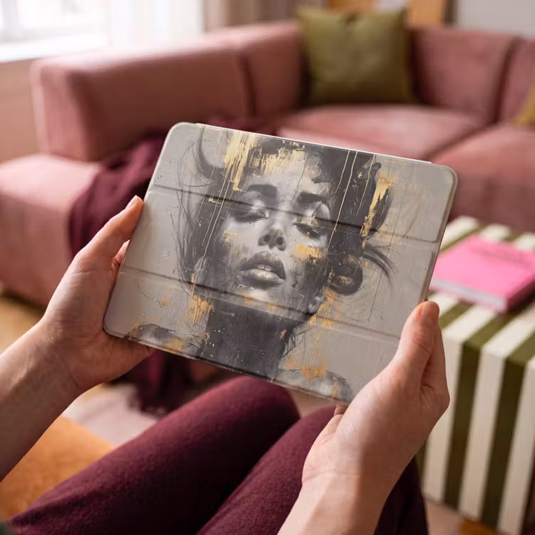 iPad hoes - Vrouw - Kunst - Goud - Abstract - Glamour — 3