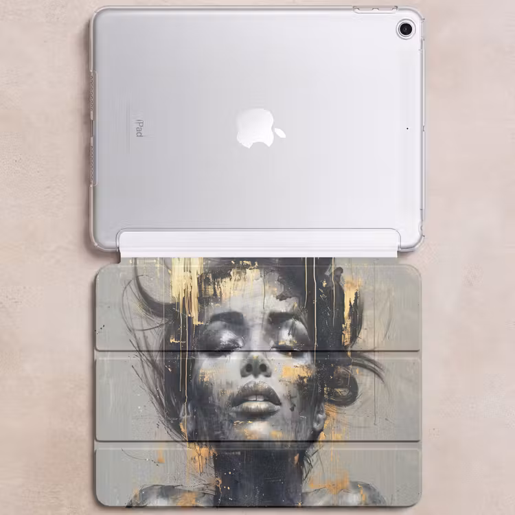 iPad hoes - Vrouw - Kunst - Goud - Abstract - Glamour — 6
