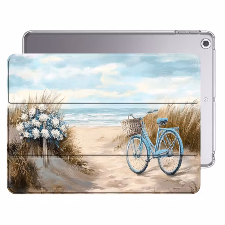 iPad hoes - Strand - Zee - Fiets - Vintage - Bloemen — 1
