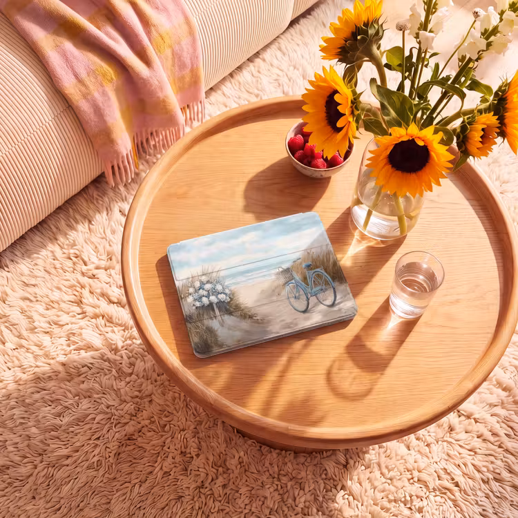 iPad hoes - Strand - Zee - Fiets - Vintage - Bloemen — 2