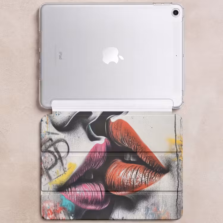 iPad hoes - Street art - Lippen - Kus - Graffiti — 6