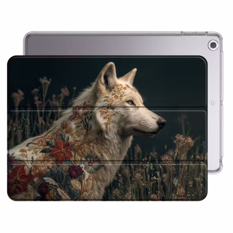 iPad hoes - Wolf - Bloemen - Natuur — 1