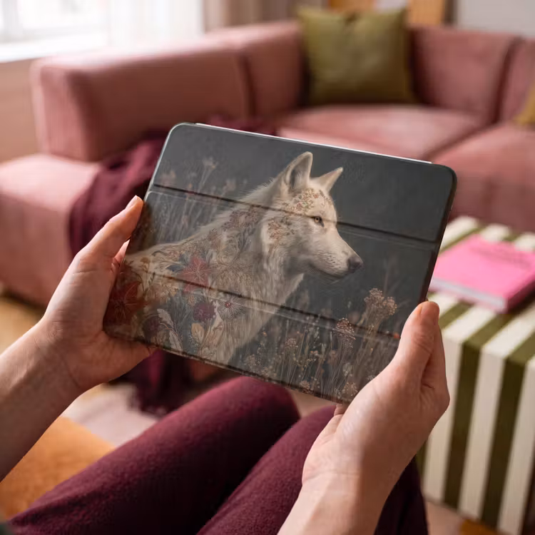 iPad hoes - Wolf - Bloemen - Natuur — 3