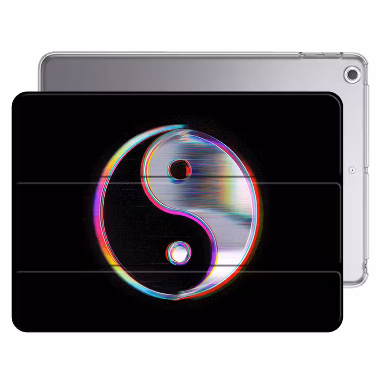 iPad hoes - Yin-Yang - Cirkel - Regenboog — 1