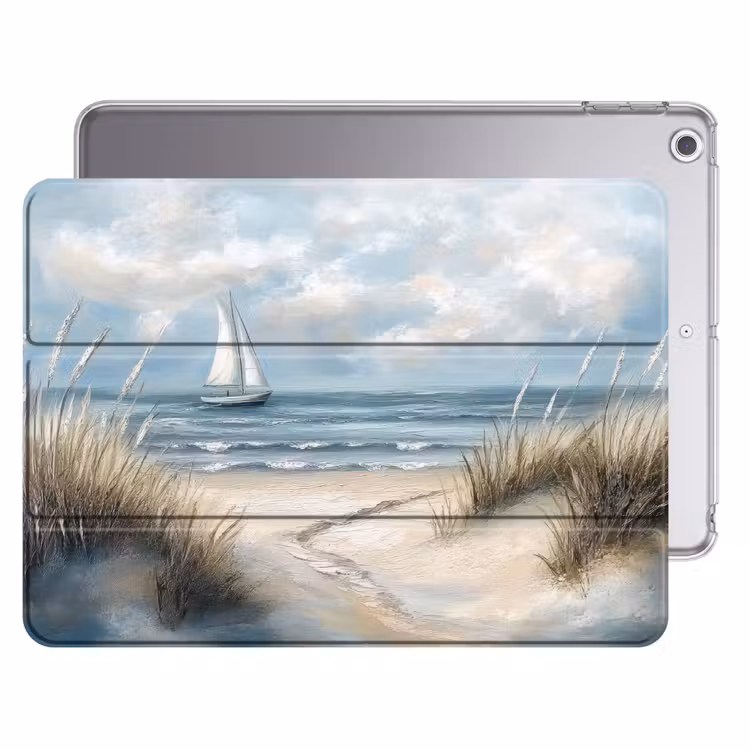 iPad hoes - Zee - Zeilboot - Strand - Duinen - Vintage — 1