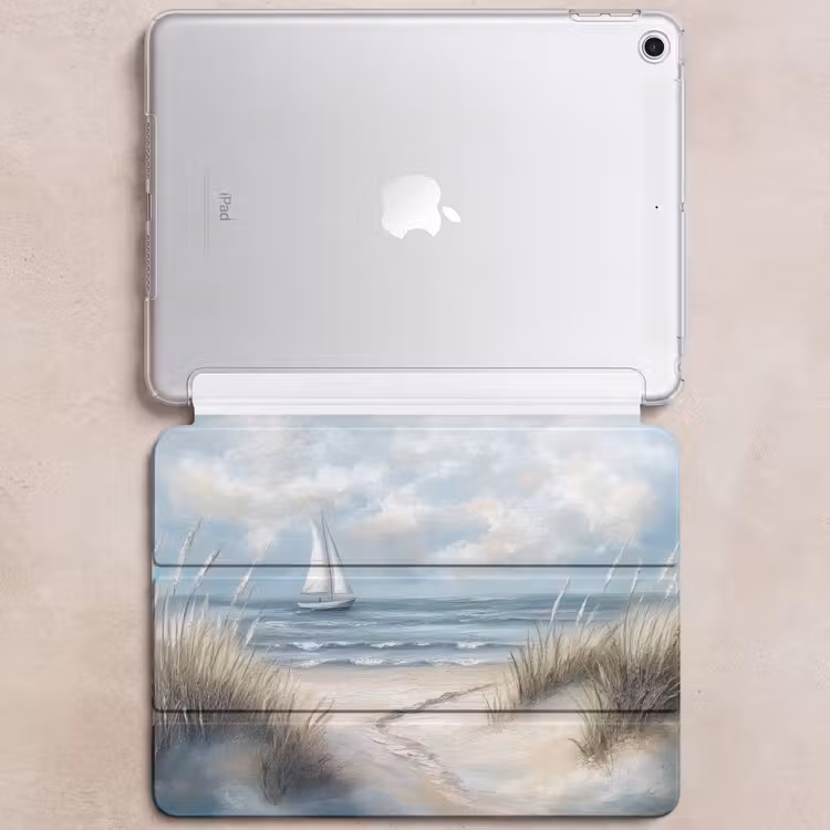 iPad hoes - Zee - Zeilboot - Strand - Duinen - Vintage — 6