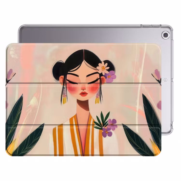 iPad hoes - Vrouw - Bloemen - Pastel — 1