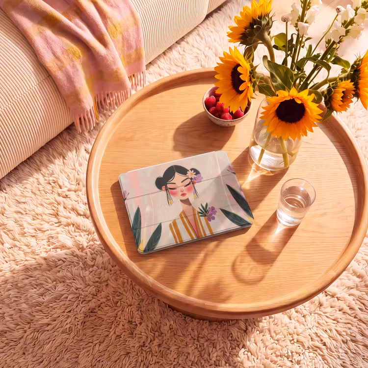 iPad hoes - Vrouw - Bloemen - Pastel — 2