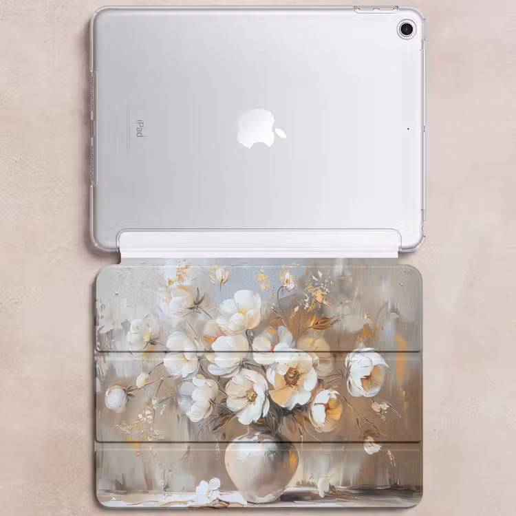 iPad hoes - Vaas - Bloemen - Kunst - Goud — 6