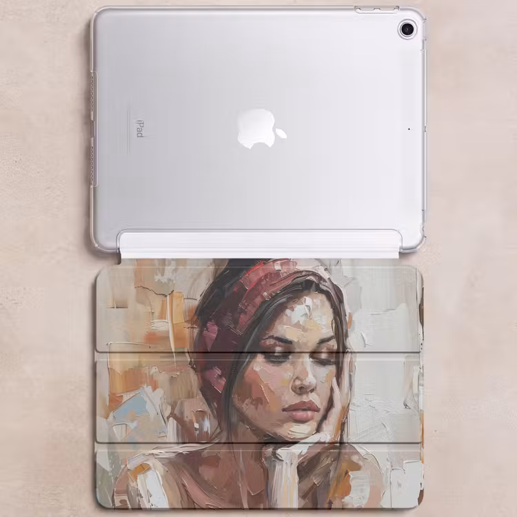 iPad hoes - Vrouw - Verflook - Portret - Modern — 6