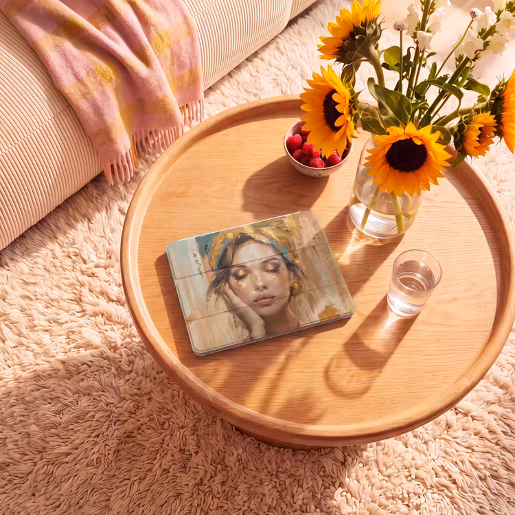 iPad hoes - Vrouwen - Portret - Luxe - Goud — 2