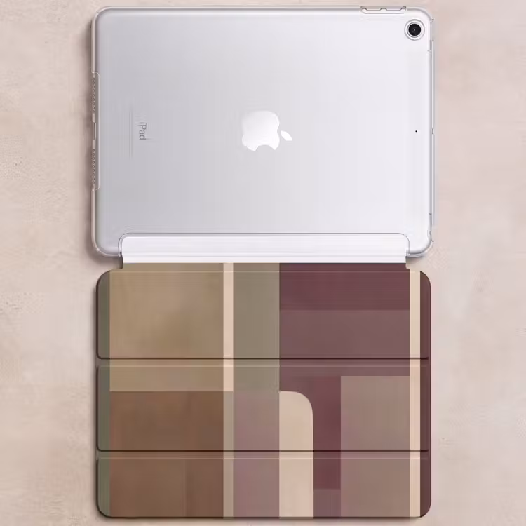 iPad hoes - Vlakken - Abstract - Bordeaux - Lijnen — 6
