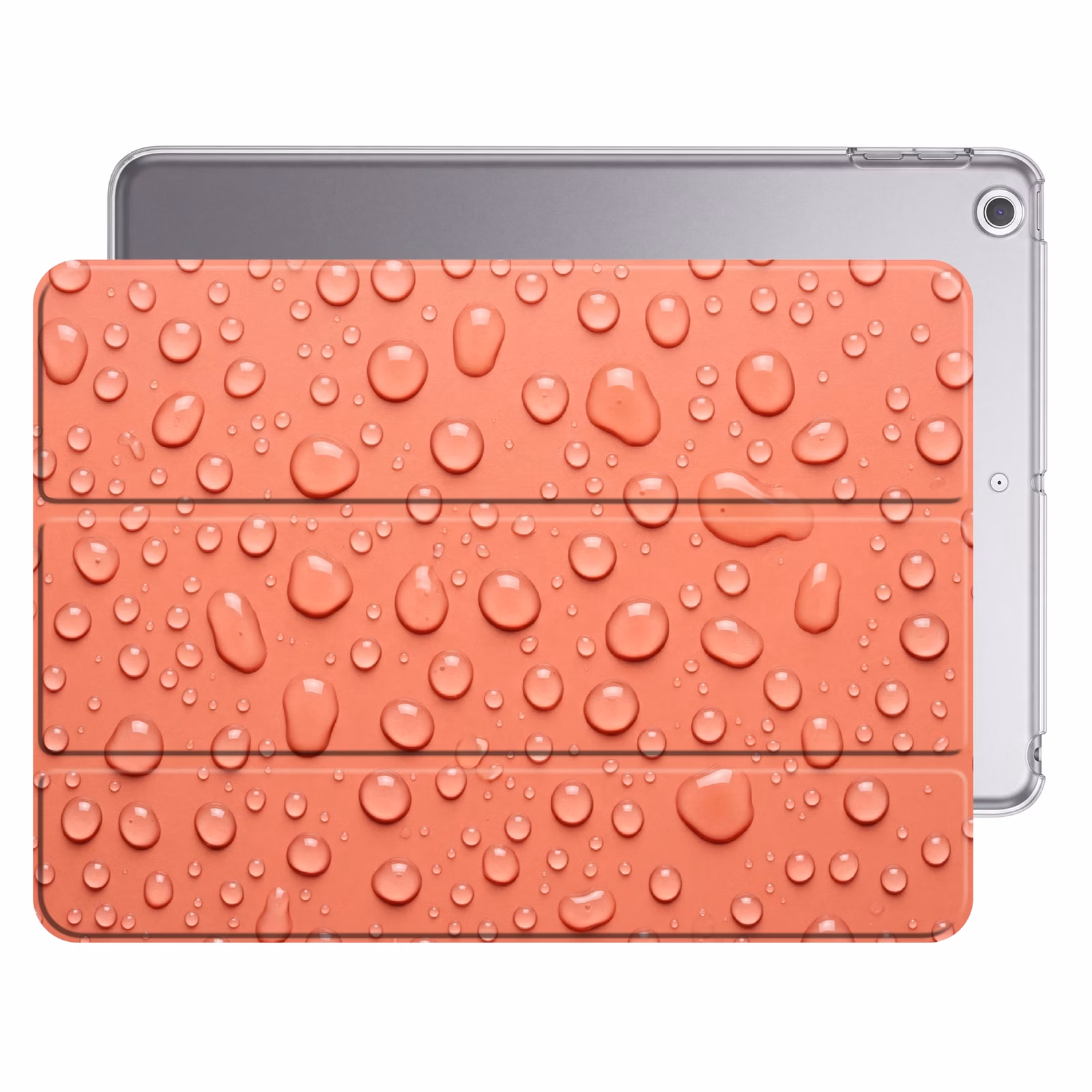 iPad hoes - Water - Druppels - Roze — 1