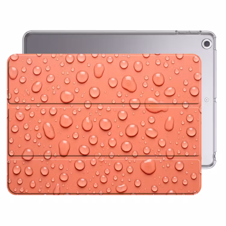 iPad hoes - Water - Druppels - Roze — 1