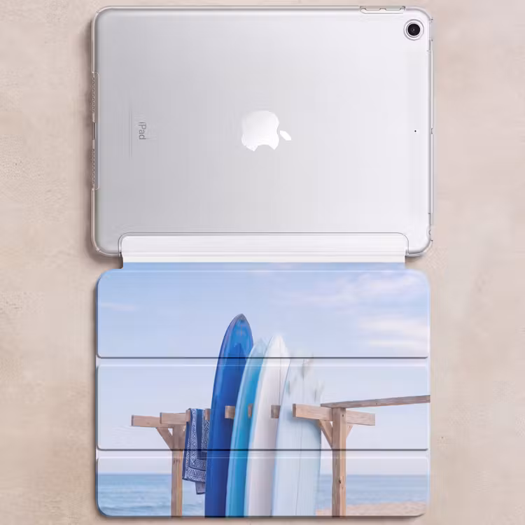 iPad hoes - Surfplank - Strand - Zomer - Blauw - Water — 6