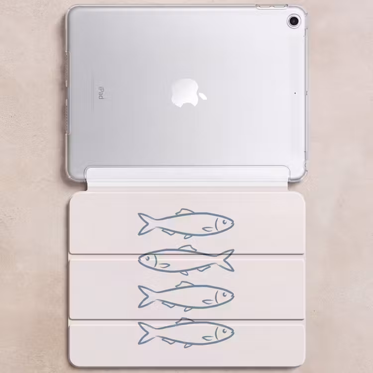 iPad hoes - Vis - Vier - Dieren - Abstract - Blauw — 6