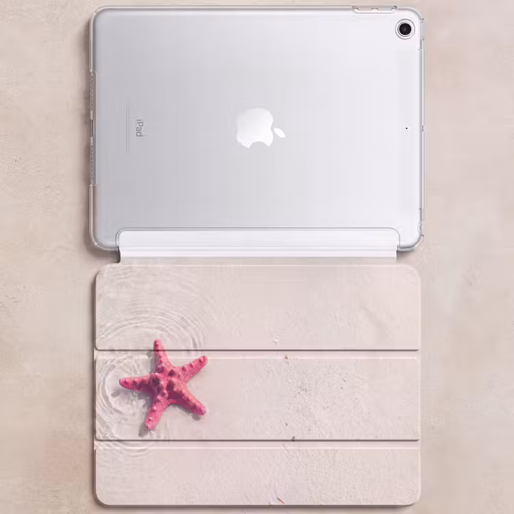iPad hoes - Zeeleven - Zeester - Strand - Roze - Water — 6