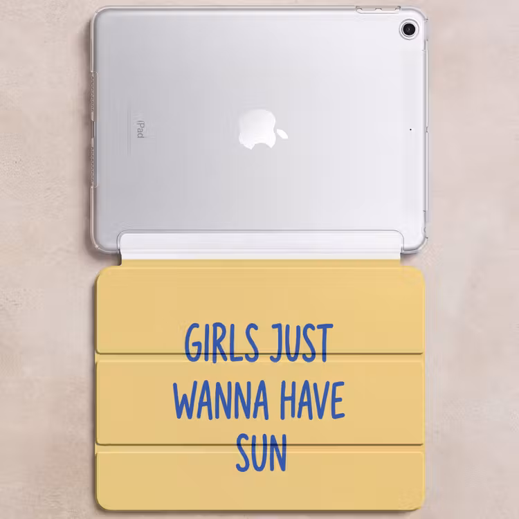 iPad hoes - Tekst - Zon - Zomer - Modern - Geel — 6