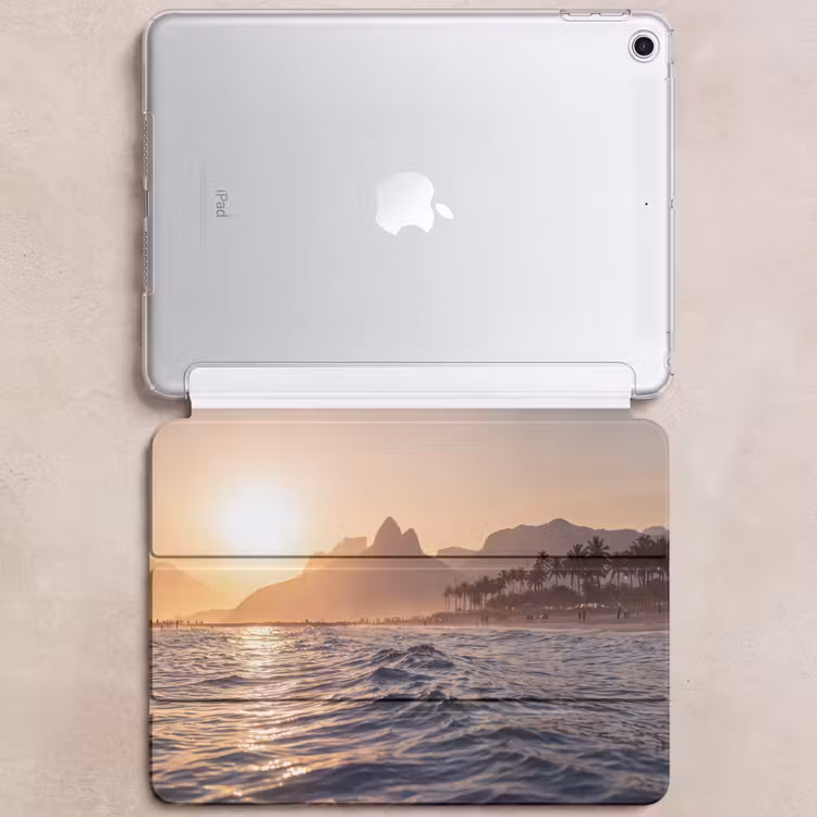 iPad hoes - Zee - Golven - Zonsondergang - Kust - Goud — 6