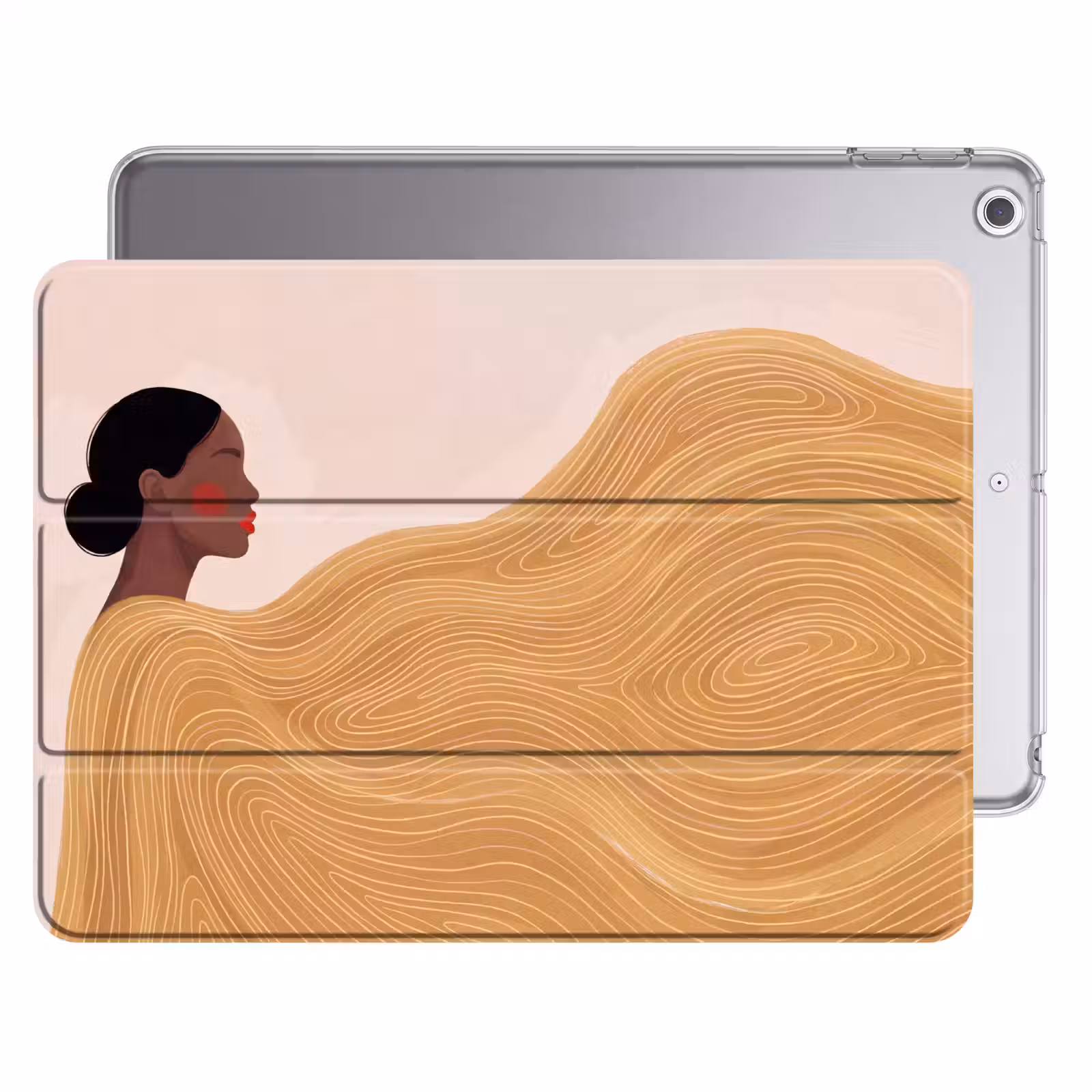 iPad hoes - Vrouw - Profiel - Modern - Abstract - Kunst — 1