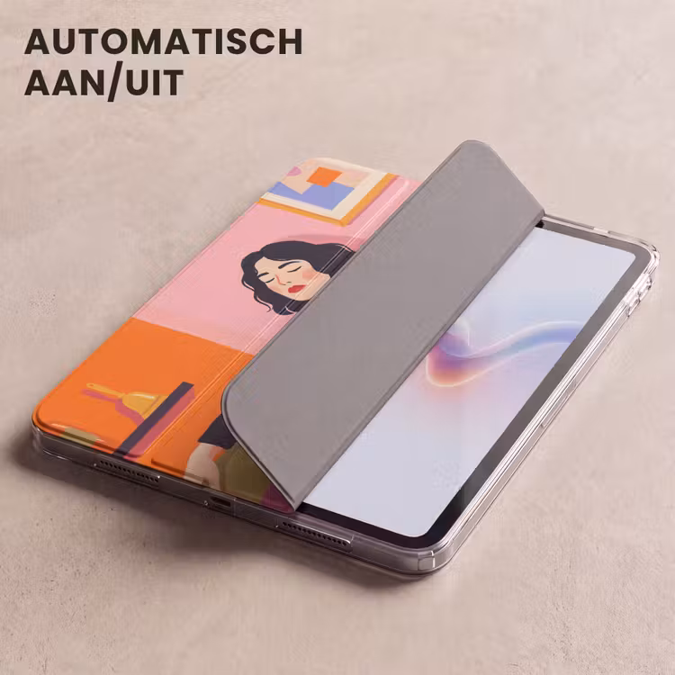 iPad hoes - Vrouw - Kat - Interieur - Modern - Kleurrijk — 4