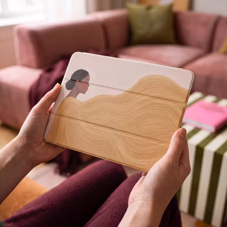 iPad hoes - Vrouw - Profiel - Modern - Abstract - Kunst — 3