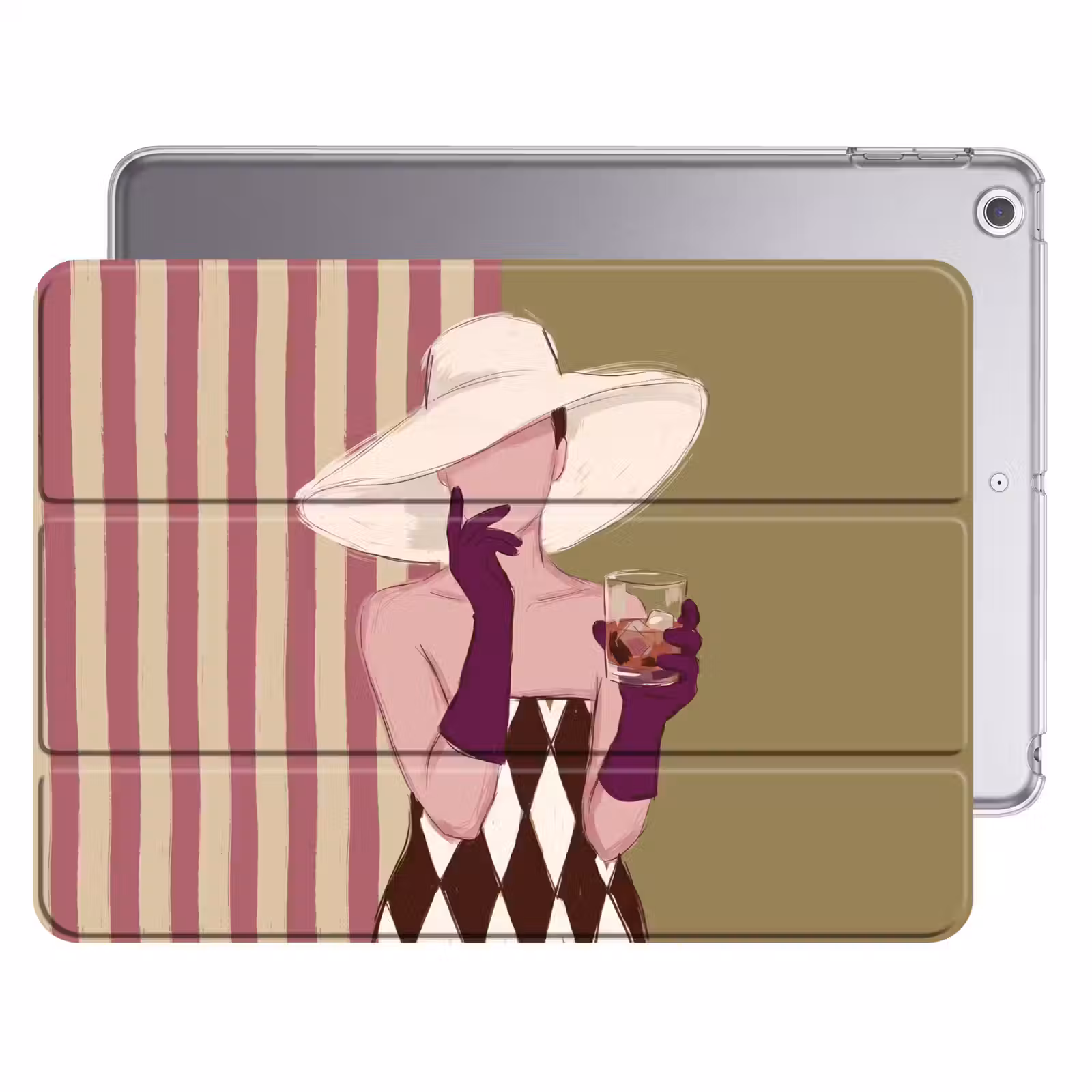 iPad hoes - Vrouw - Hoed - Mode - Abstract - Kleurrijk — 1