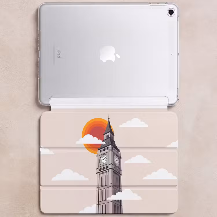 iPad hoes - Toren - Klok - Londen - Architectuur - Retro — 6