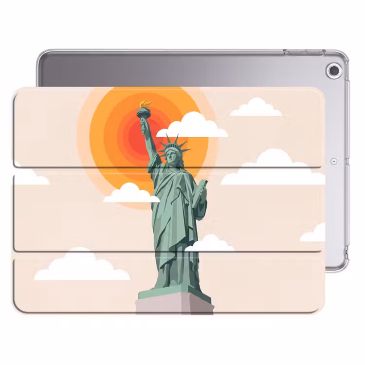 iPad hoes - Vrijheidsbeeld - New York - Zon - Modern — 1