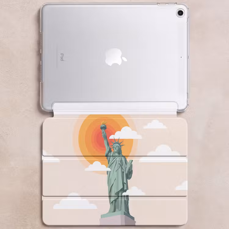 iPad hoes - Vrijheidsbeeld - New York - Zon - Modern — 6
