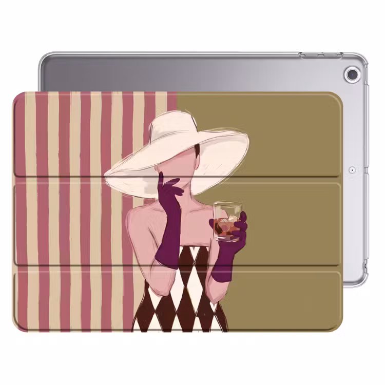 iPad hoes - Vrouw - Hoed - Mode - Abstract - Kleurrijk — 1