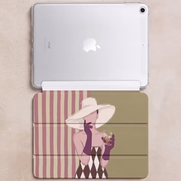 iPad hoes - Vrouw - Hoed - Mode - Abstract - Kleurrijk — 6